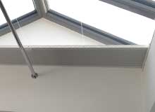 Skylight duette blind with Somfy Wirefree Battery Power