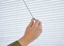 smartcord duette blinds with retractable cord