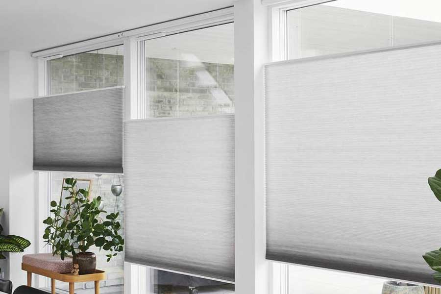 Top-down Bottom-up duette blinds