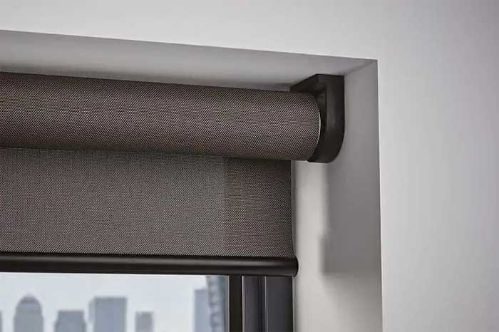 Dark Grey Evolve roller blind